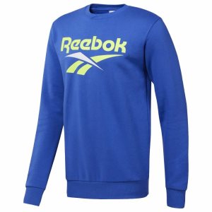 Bluza Męskie Reebok Classic Vector Crewneck Jumper Niebieskie PL 40GJICW